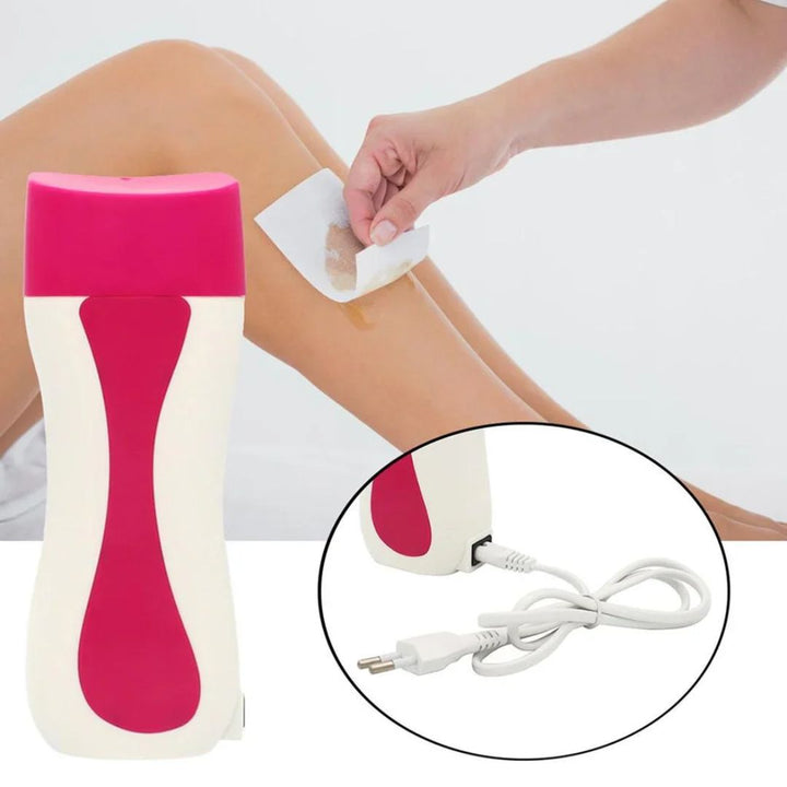 EasyWax Pro™ Kit de Depilación: Calentador+Cera+ 10 Bandas